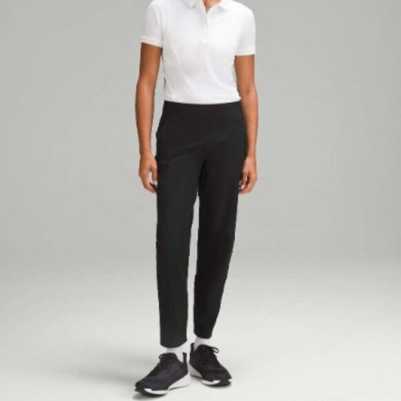 NWT Lululemon Warpstreme Multi-Pocket Mid-Rise Golf Pant 28" (Color: Black) - Picture 1 of 6